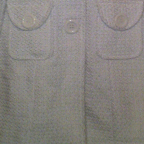 Ladies White Waffle style Fashion Coat. - Picture 6 of 6